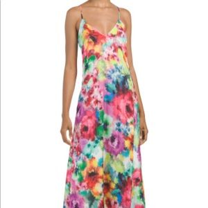 Nicole Miller PM NWT Maxi Dress with Spaghetti Straps